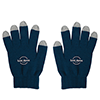 CU6356-TOUCH SCREEN GLOVES-Navy Blue with Grey tips
